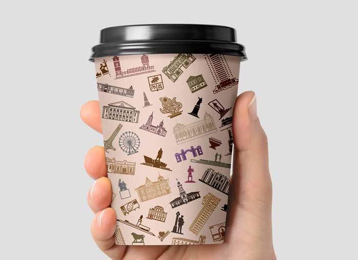 Дизайн кофейного стаканчика